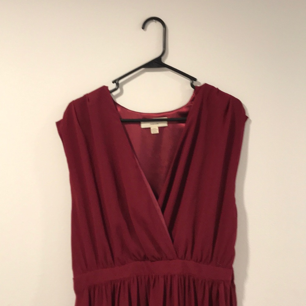 PAPER CROWN JILLIAN BRIDESMAID DRESS IN WINE